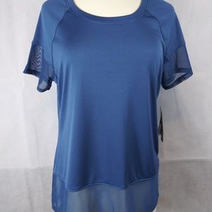 RBX Active Wear Blue Top